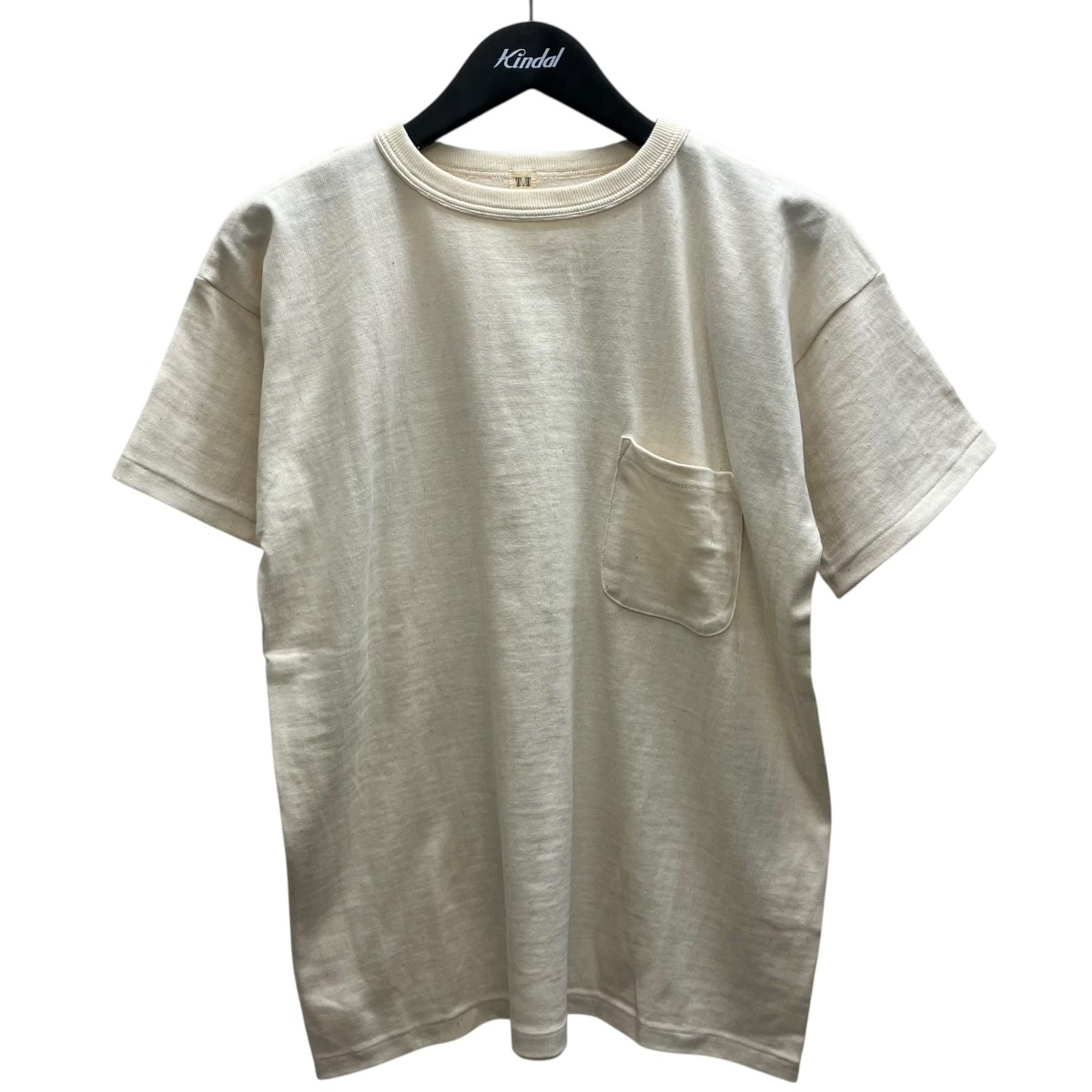 【中古】 Taiga Takahashi LOT.601 TEE SHIRT ポケットTシャツ アイボリー サイズ:38 【180426】(タイガタカハシ)