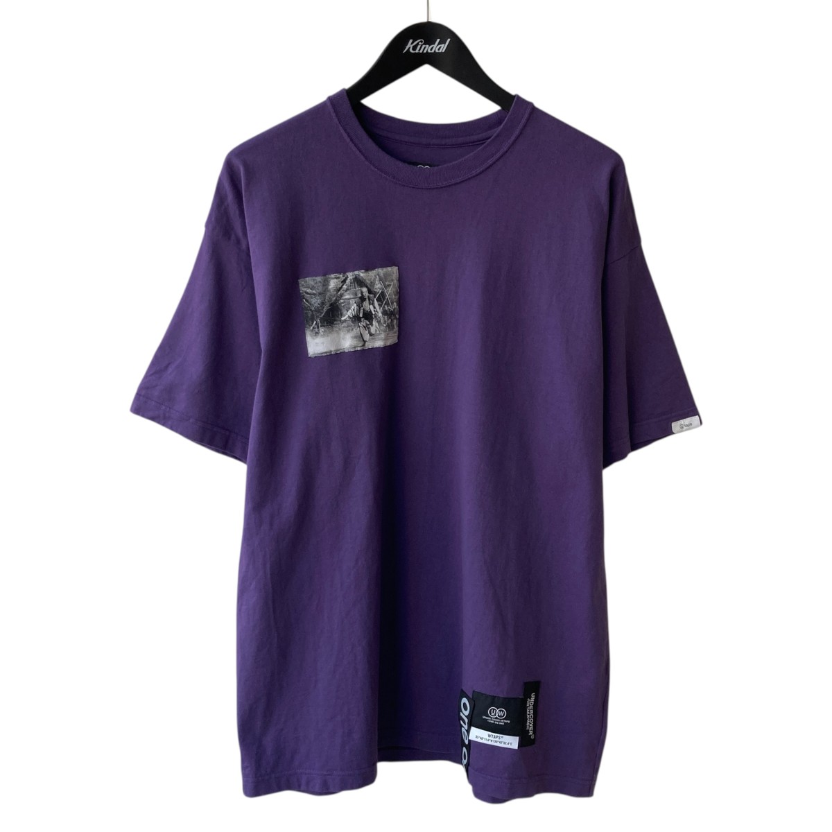 【中古】 UNDERCOVER×WTAPS　 七人の侍 Tシャツ UC2E9802-3 パープル サイズ：3 【180426】（アンダーカバー×ダブルタップス）
