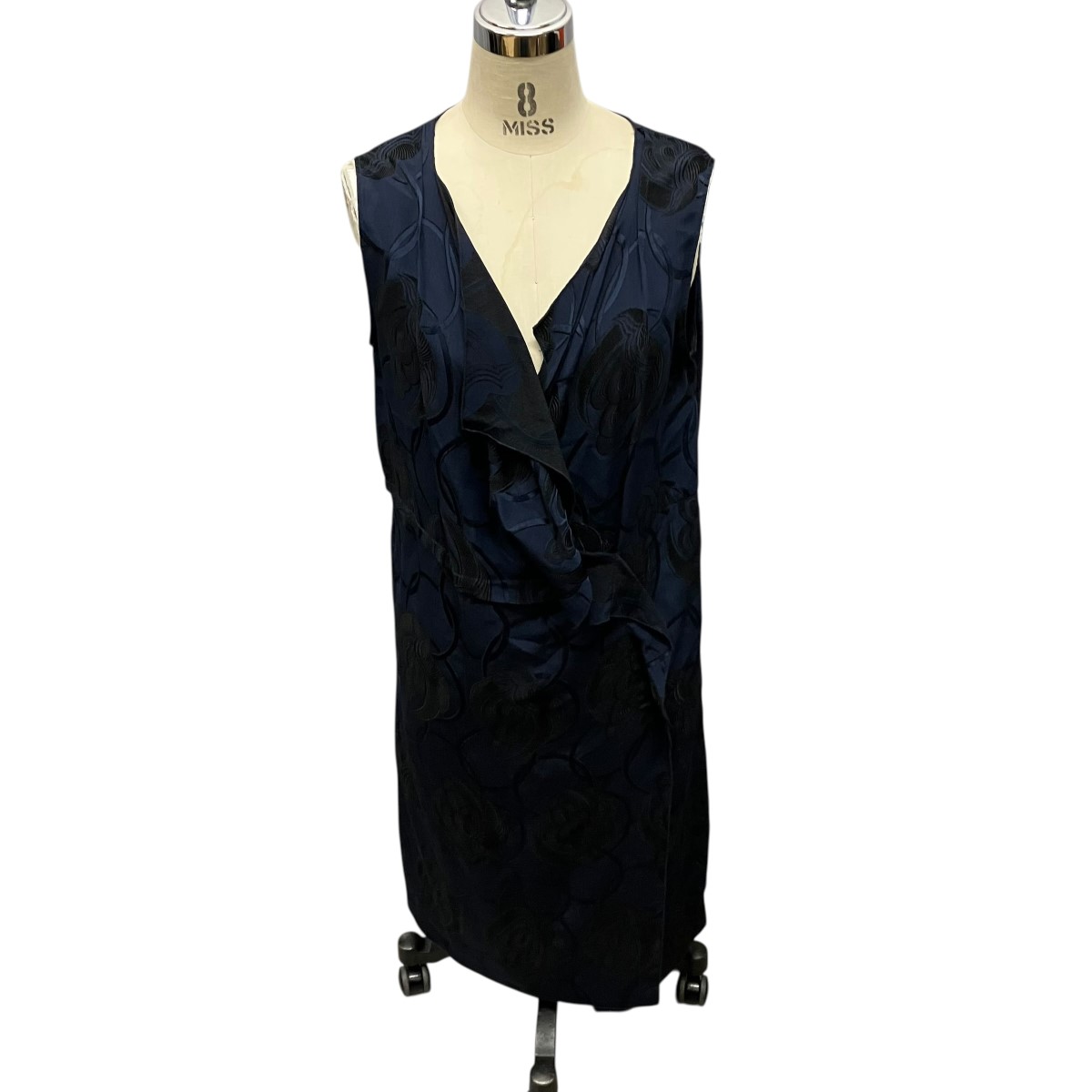 【中古】MARNI 22SS ノースリーブ総柄衣裳 H15ABMAFK5A00TS867-JQB99 米国海軍 大いさ：40 【180426】（マルニ） ワンピース-レディースファッション