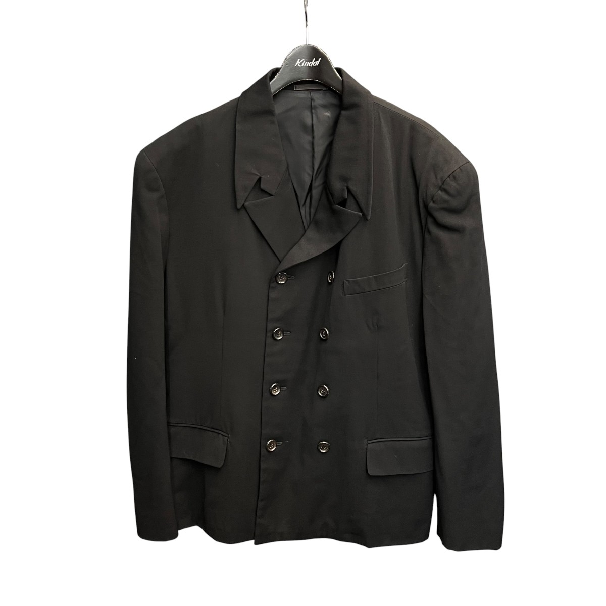 【中古】 COMME des GARCONS HOMME PLUS　 80S ダブルジャケット PJ 11039M ブラック サイズ：M 【180426】（コムデギャルソンオムプリュス）