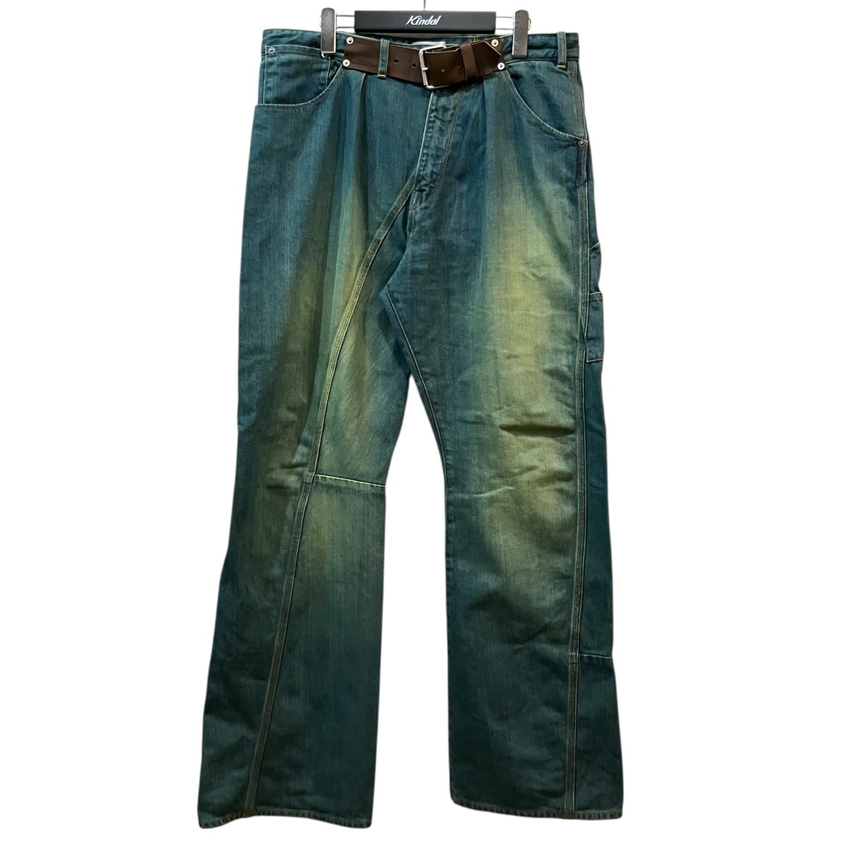 【中古】\u003cBR\u003eNICENESS×L’ECHOPPE\u003cBR\u003e「EX LYKKE」 胴締め付き添い人ジーンズズボン下 NL 9102T16 インディゴ 大きさ：L\u003cBR\u003e【必要経費思いかえす】
