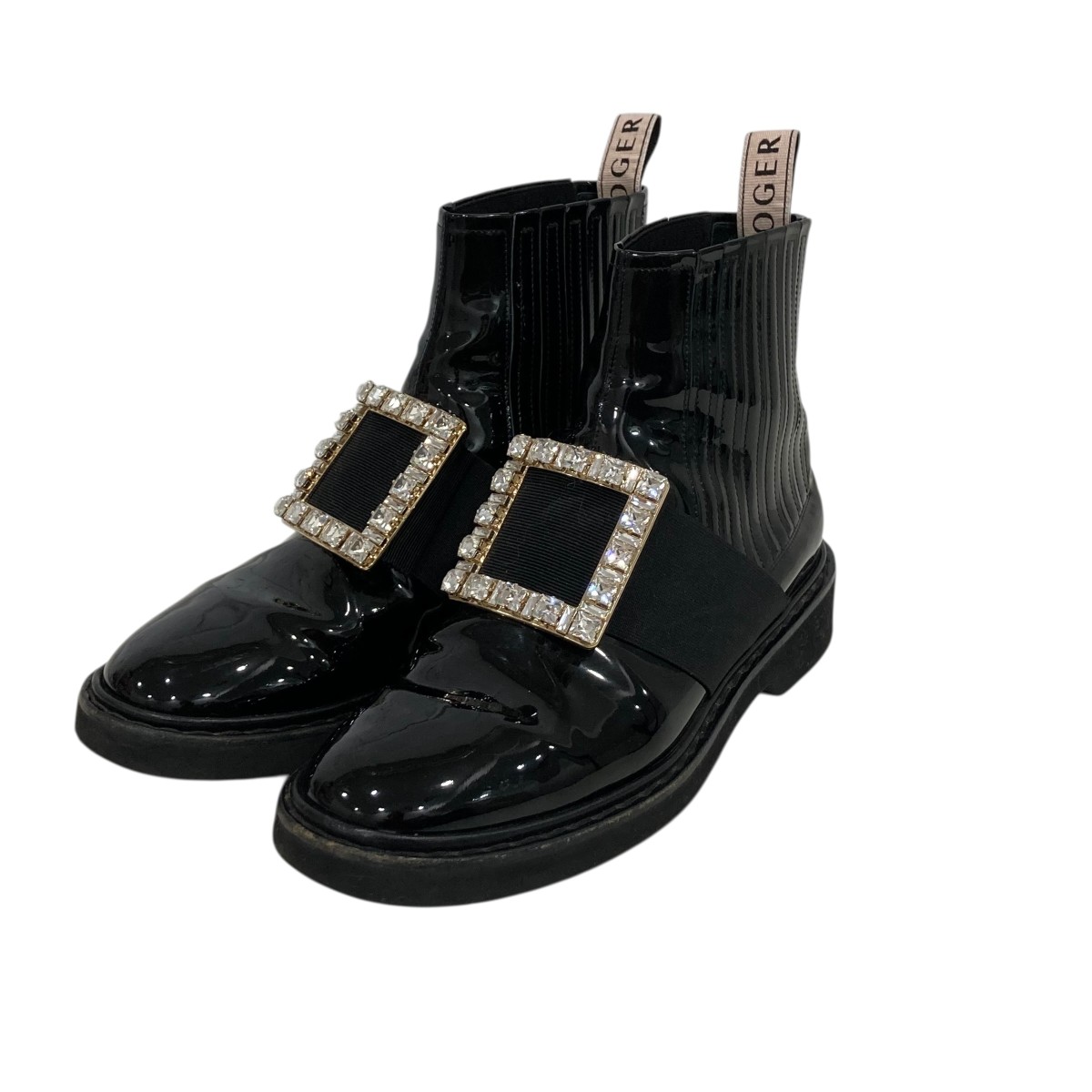 【中古】Roger Vivier ブーツ RVW54825210D1PB999 黒いこと 大きさ：38 【190426】（ロジェ ヴィヴィエ）