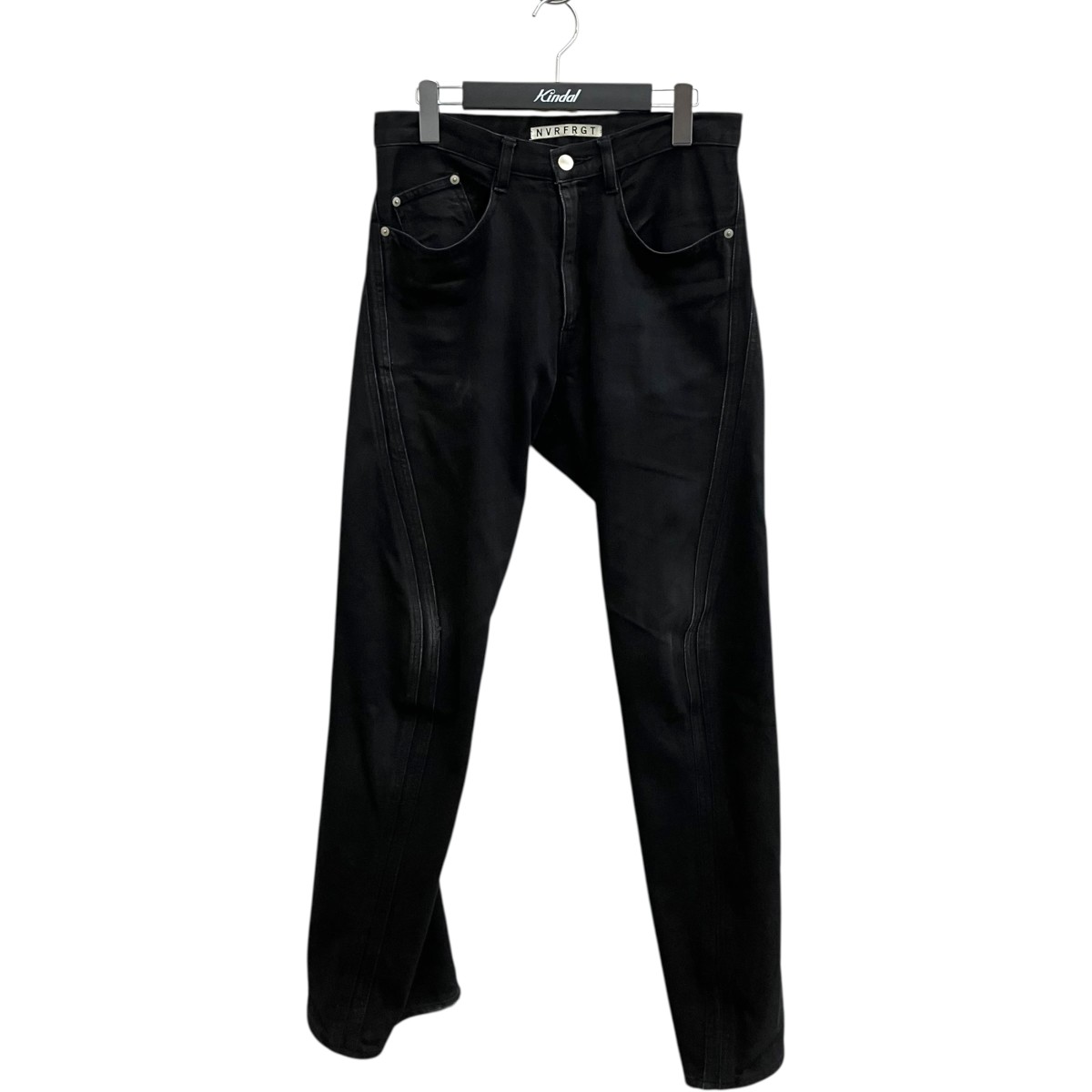 【中古】 NVRFRGT　 3D TWIST JEANS デニムパンツ NF231P01A ブラック サイズ：1 【190426】（ネバーフォーゲット）