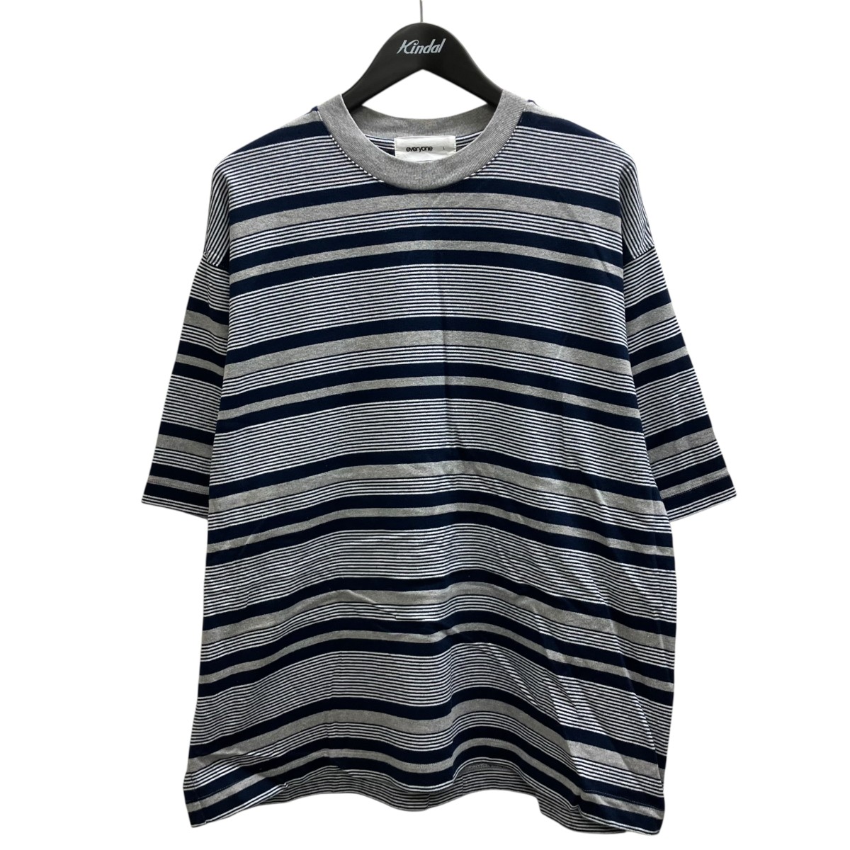 【中古】 everyone　 半袖Tシャツ グレー サイズ：L 【190426】（エブリワン）