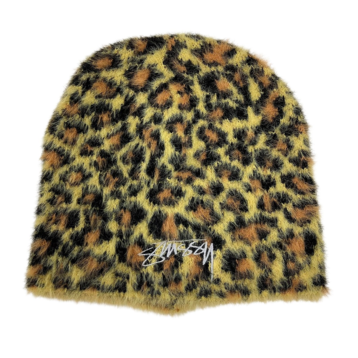 【中古】stussyレオパードビーニー ベージュ【価格見直し】｜ブランド古着のカインドオル