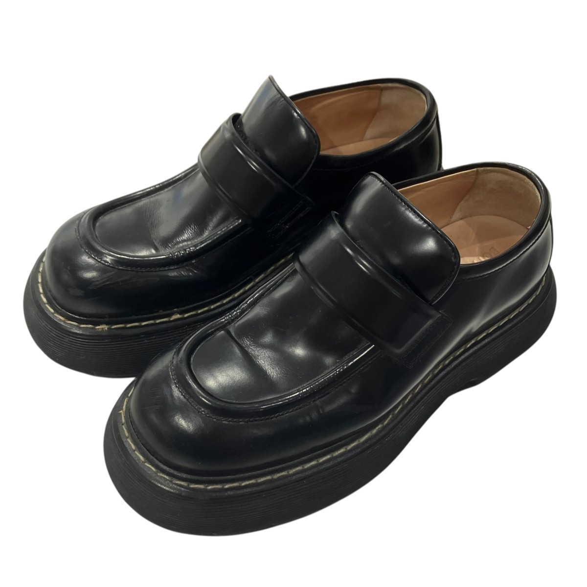 【中古】BOTTEGA VENETA SWELL LOAFER ブーツ ブラック サイズ：41(26cm) 【190426】（ボッテガヴェネタ）
