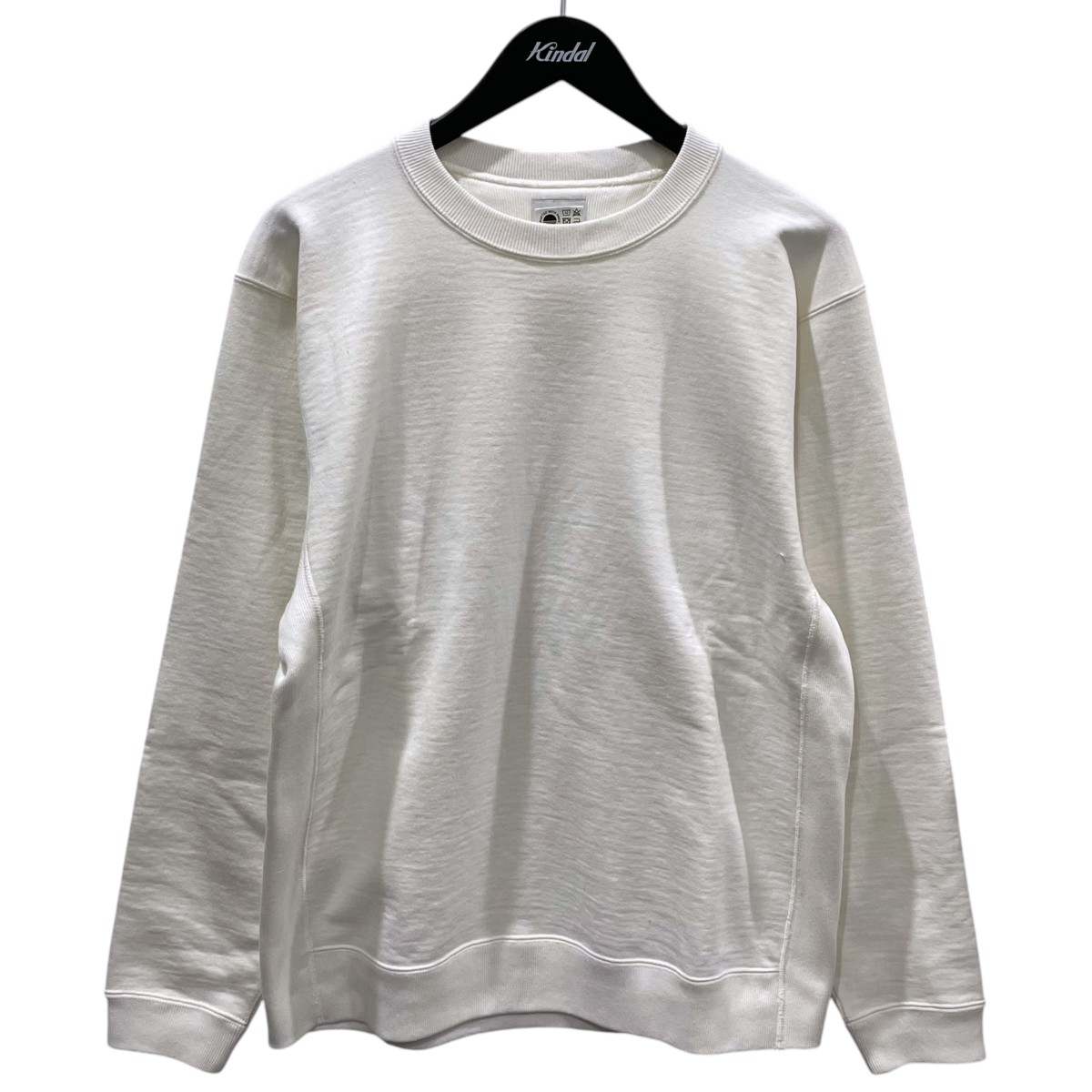 【中古】 WASEW　 スウェットトレーナー TOUGH BRAIDED SWEAT SHIRT タフ ブレイデッド スウェットシャツ WSW-005-002 ホワイト サイズ：L 【190426】（ワソー）