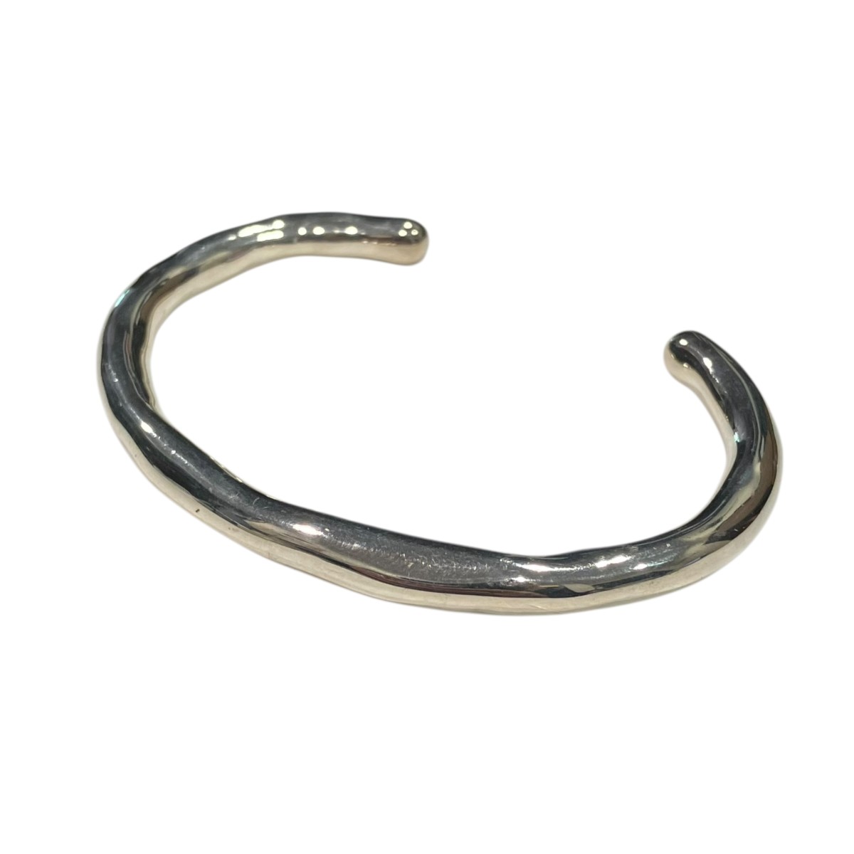 【中古】JIL SANDER NEW LIGHTNESS BRACELET 腕輪 しろがね色 大きさ：M 【190426】（ジルサンダー）