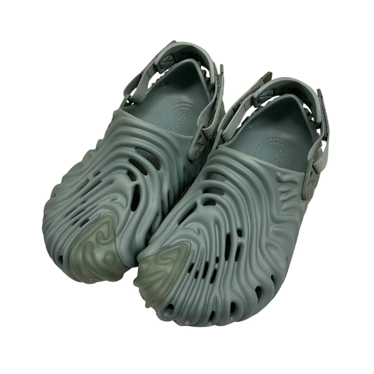 【中古】<br>crocs×Salehe Bembury<br>The Pollex Clog Manta サンダル 207393-3YL グレー サイズ：24cm<br>【価格見直し】