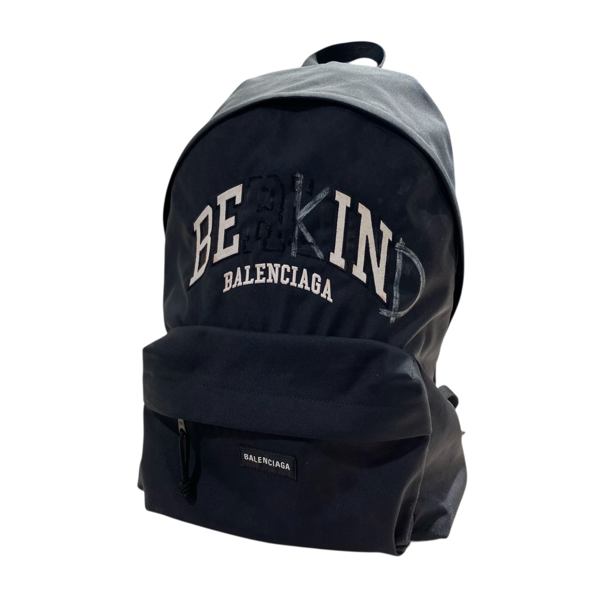 【中古】\u003cBR\u003eBALENCIAGA\u003cBR\u003eEXPLORER BE KIND うしろ側風呂敷き包み 背嚢 503221 黒いこと 大きさ：書きとどめるなし\u003cBR\u003e【通貨価値思いなおす】