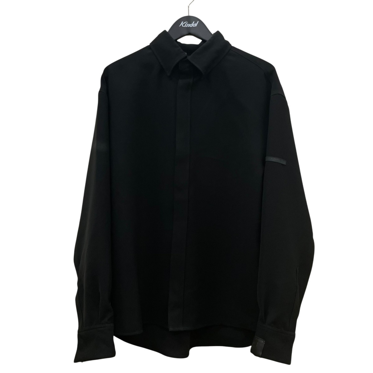 【中古】 N．HOOLYWOOD　 L S SHIRTS 長袖シャツ 2252-SH23-095 ブラック サイズ：36 【190426】（エヌハリウッド）