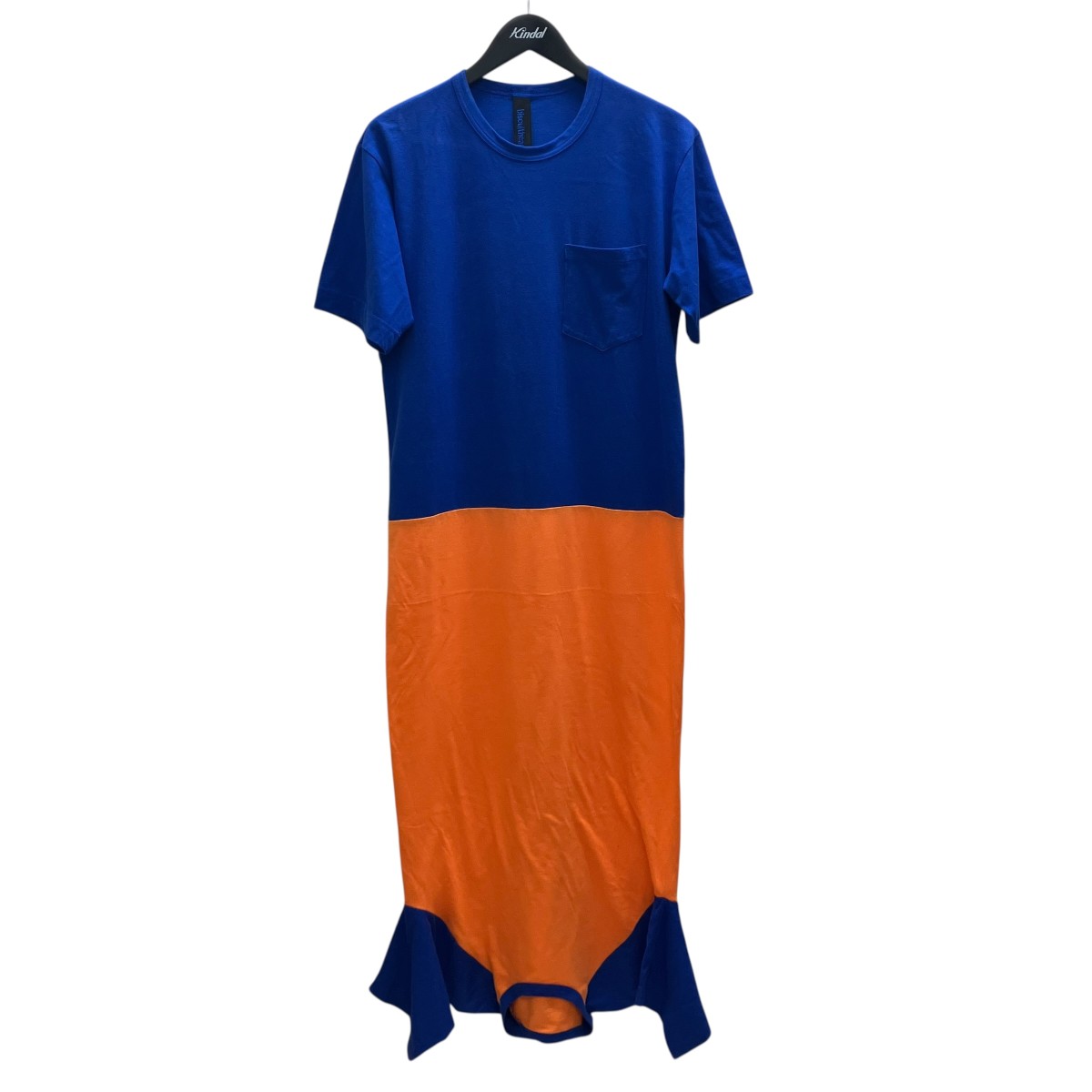 【中古】biscuithead　レイヤードTシャツ ブルーオレンジ サイズ：M 【200426】（ビスケットヘッド）｜ブランド古着のカインドオル
