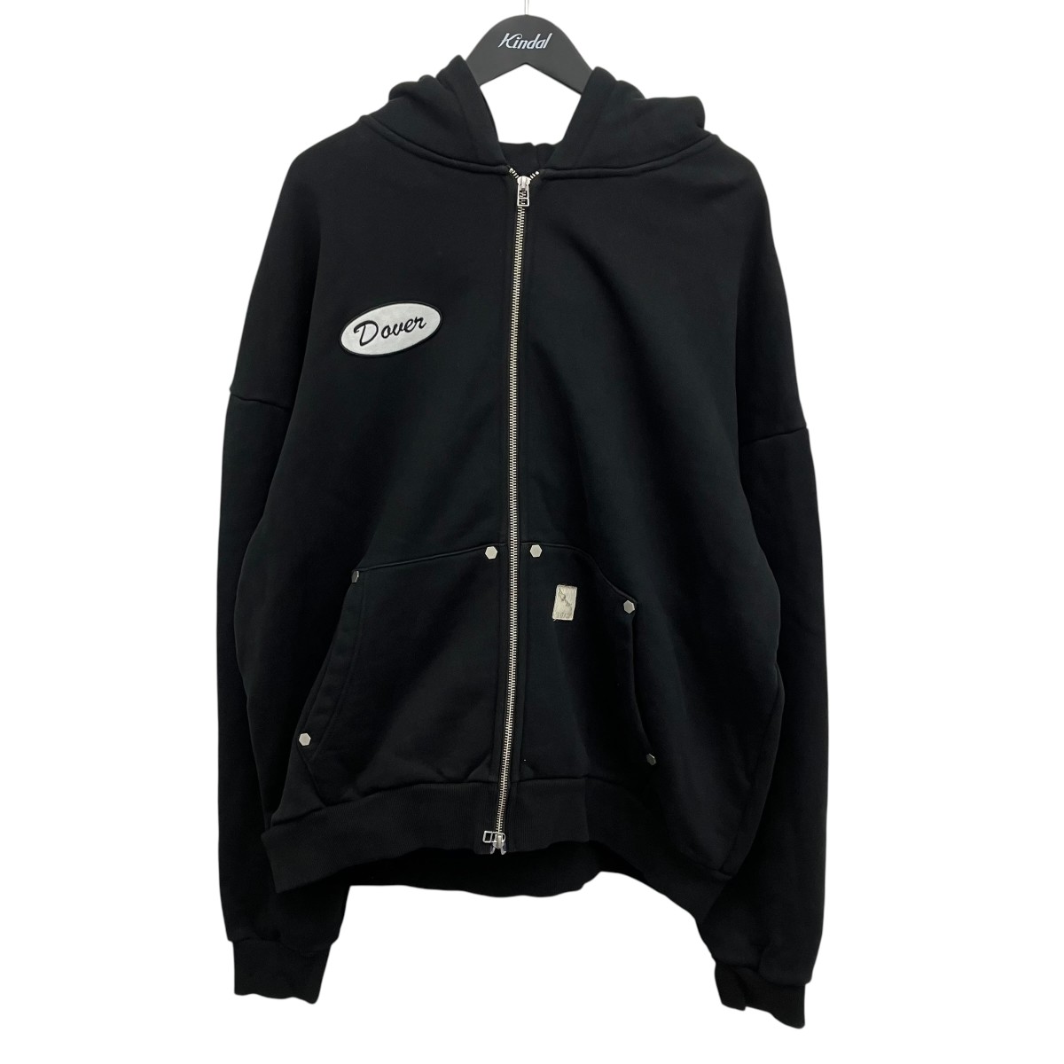 【中古】FUGAZI バックプリントジップパーカー 黒いこと 大いさ：XL 【200426】（フガジ） メンズファッション-パーカー
