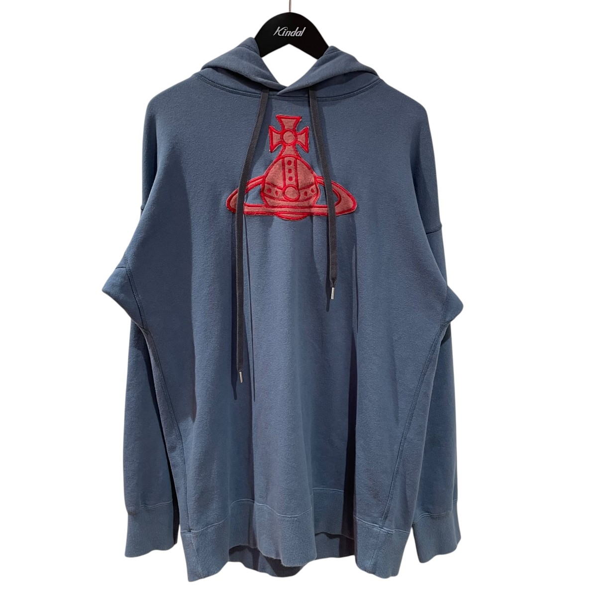 【中古】Vivienne Westwood パーカー 17-12-332014 青色 大きさ：M 【200426】（ヴィヴィアンウエストウッド）