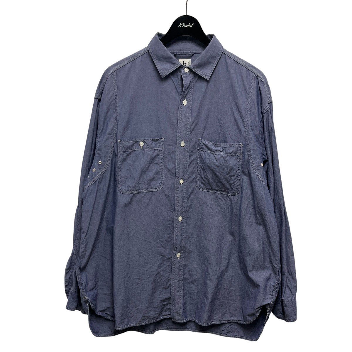 【中古】blurhms ROOTSTOCK Classic Chambray Work Shirt ROOTS21F7 黒いこと 大きさ：3 【200426】（ブラームスルートストック）