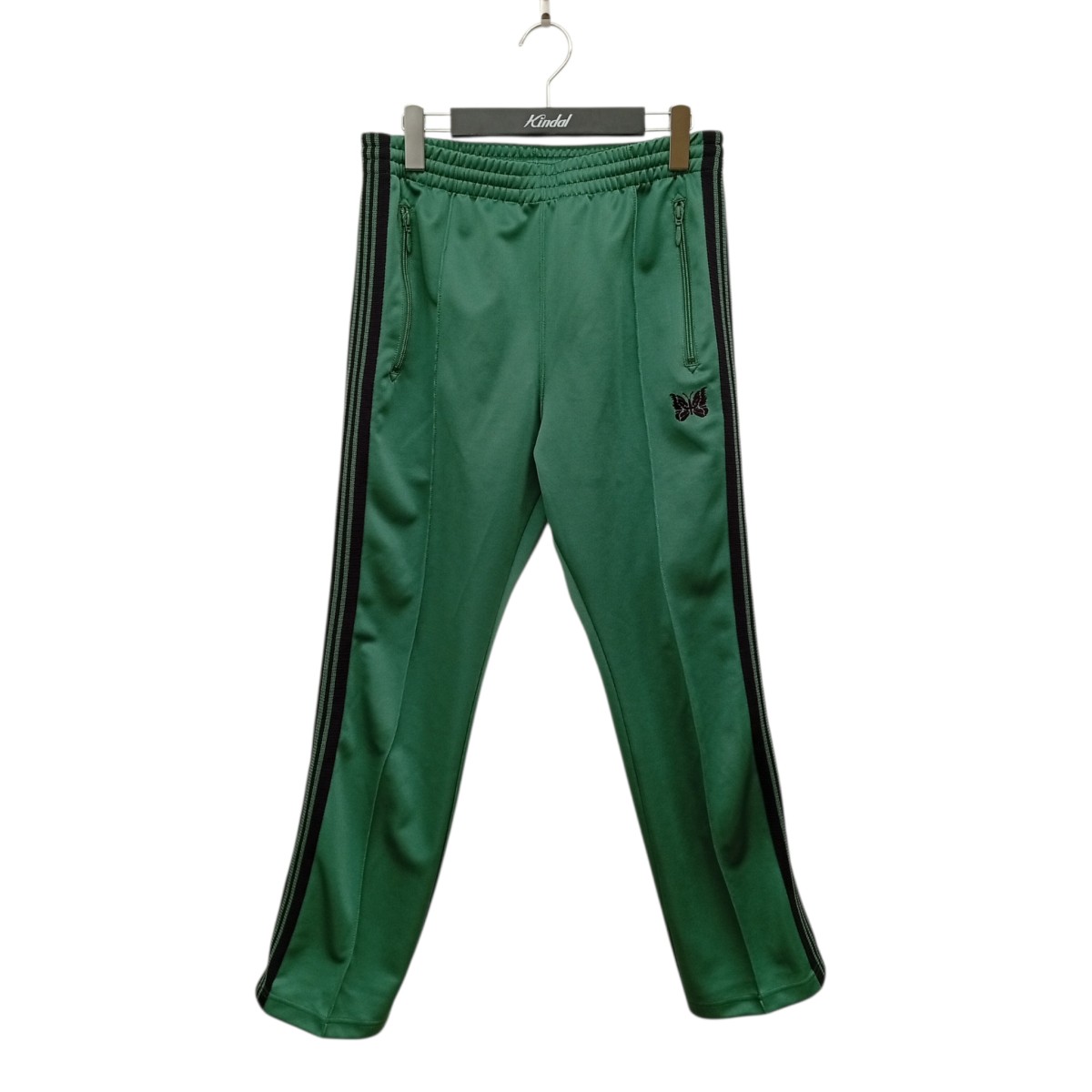 【中古】 Needles　 Narrow Track Pant トラックパンツ MR287 グリーン サイズ：S 【210426】（ニードルズ）