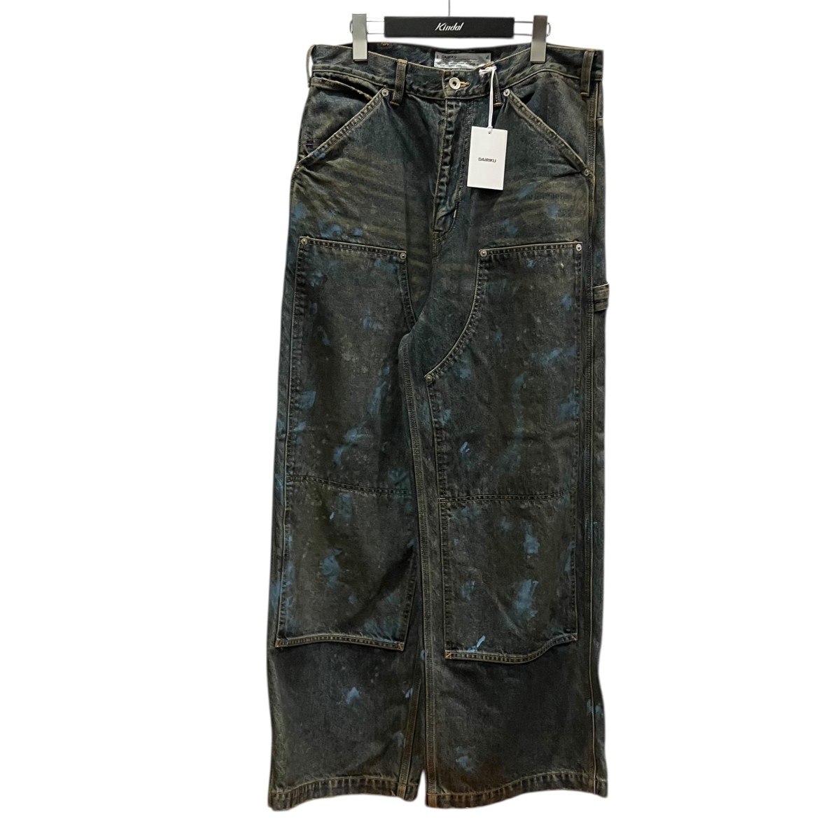 【中古】 DAIRIKU　 Paint Painter Denim Pants ペイントペインターデニムパンツ 26SS D7 インディゴ サイズ：29 【210426】（ダイリク）