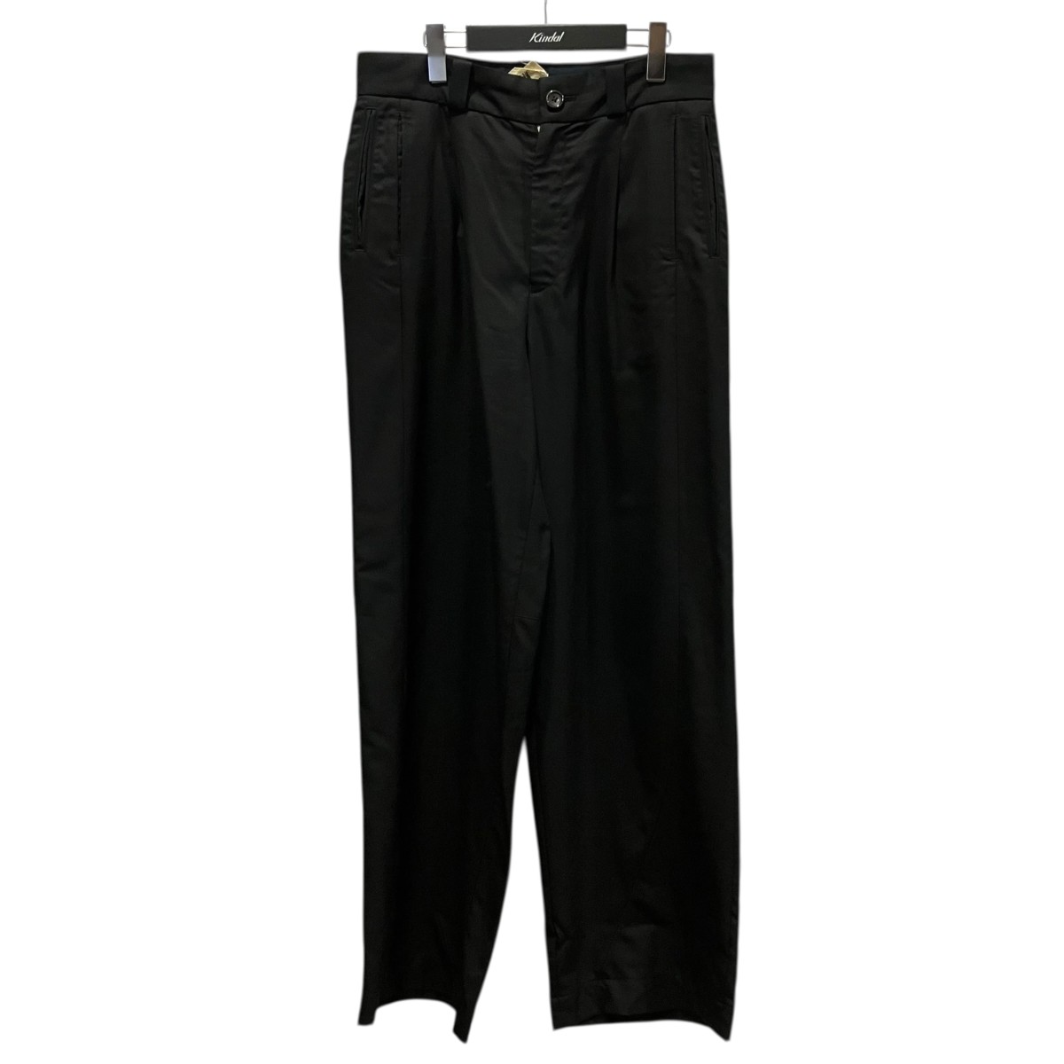 【中古】Call6pocket wide trousers 2タックスラックス CL SS22 PT 02 ブラック サイズ:3【価格見直し】|ブランド古着のカインドオル