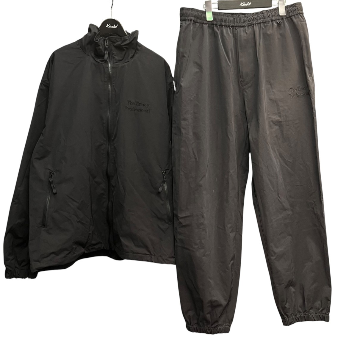 【中古】\u003cBR\u003eENNOY\u003cBR\u003e24AW CPN Jacket Set Up セットアップ AW24BRENJK02LP／AW24BRENPT04LP 黒いこと 大きさ：L\u003cBR\u003e【通貨価値思いなおす】