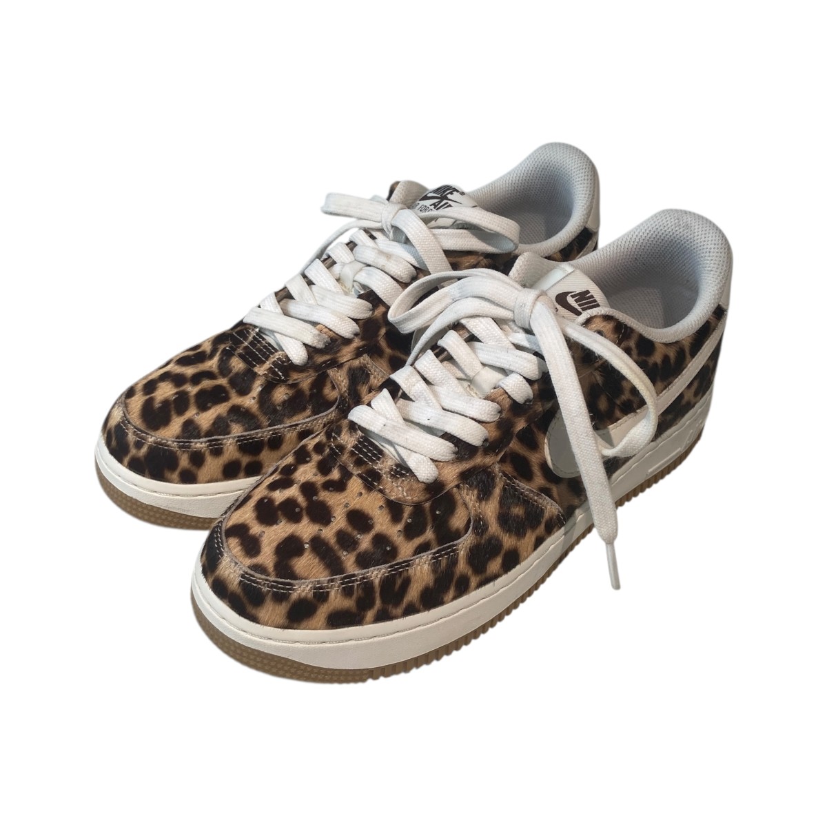 【中古】\u003cBR\u003eNIKE\u003cBR\u003eAir Force 1 Low Leopard ローカットスニーカー IB7695-200 ベージュ×赤銅色 大いさ：27\u003cBR\u003e【通貨価値思いなおす】