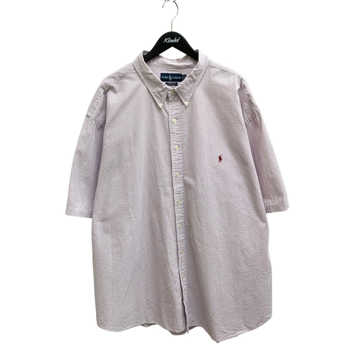 【中古】RALPH LAUREN 半袖プルオーバー サクラ色 大きさ：4XB 【220426】（ラルフローレン）