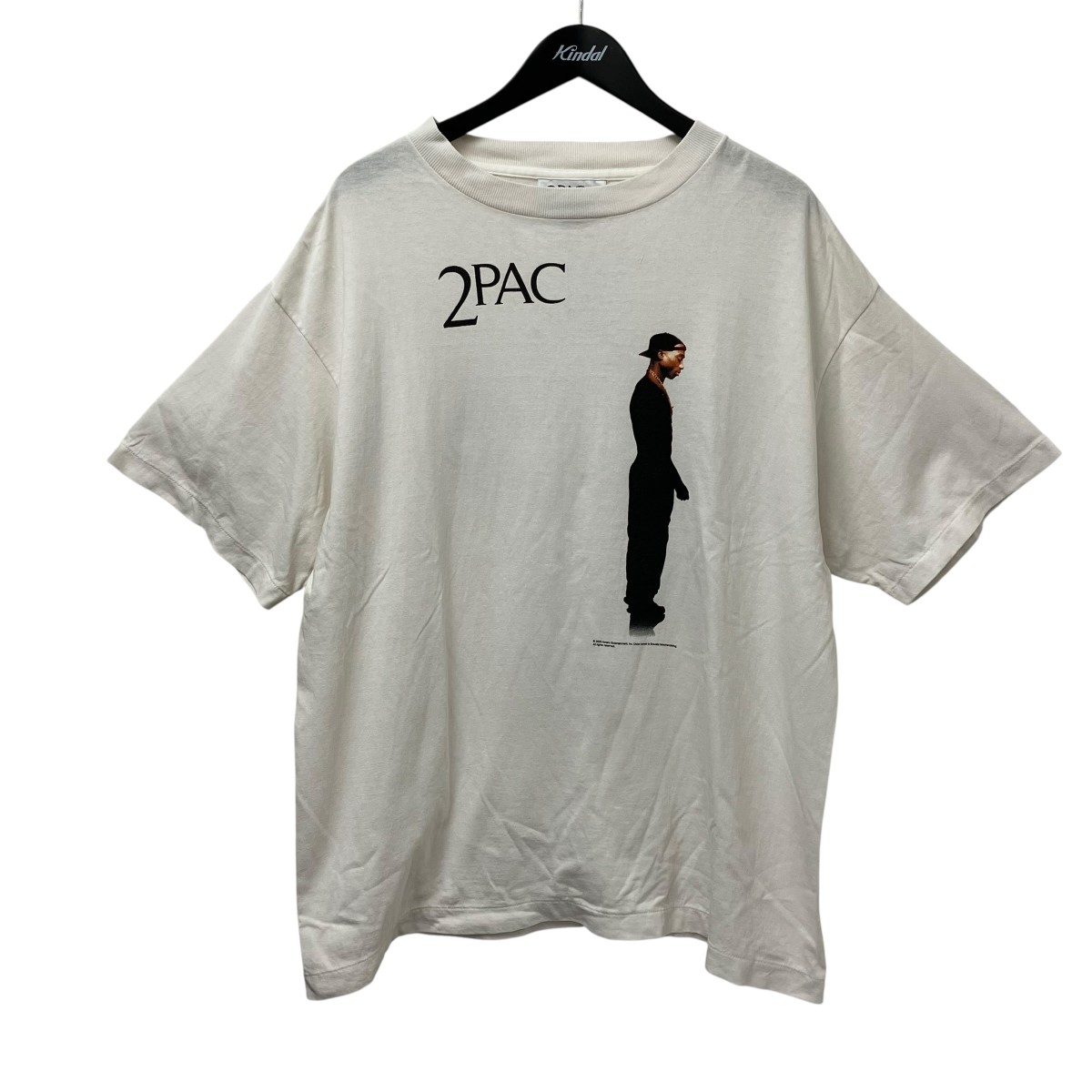 【中古】SAINT MICHAEL 2PAC プルオーバー SM-HR8-0000-C15 白いこと 大きさ：L 【220426】（仙マイケル）
