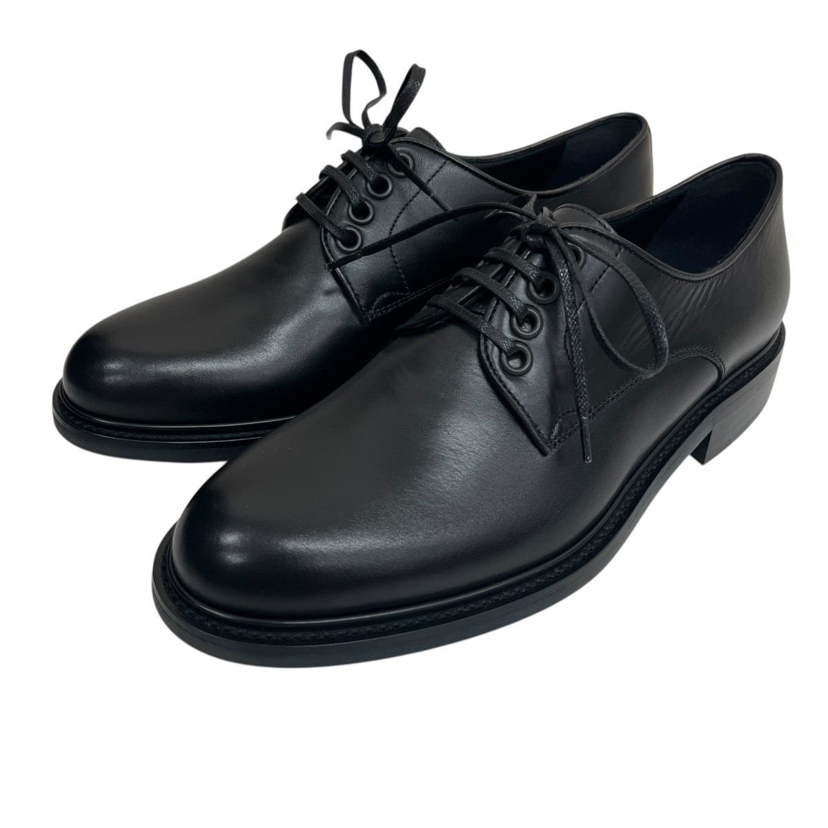 【中古】LOEWE プレーントゥダービー 黒いこと 大きさ：36 【220426】（ロエベ）
