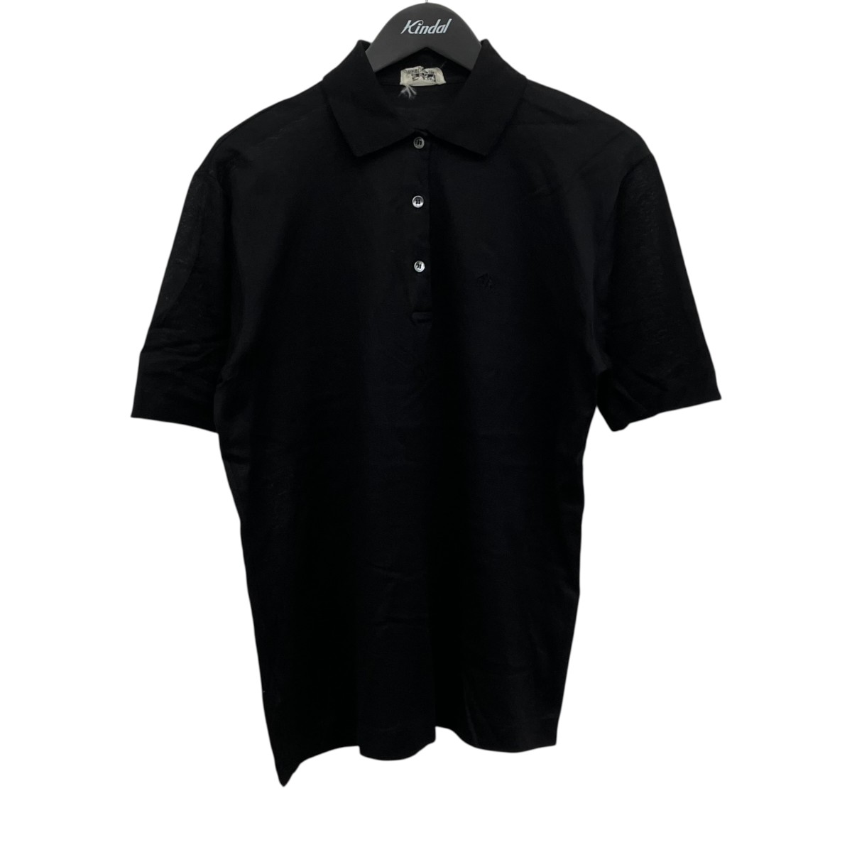 【中古】HERMES スポーツシャツ 黒いこと 大いさ：38 【220426】（エルメス）