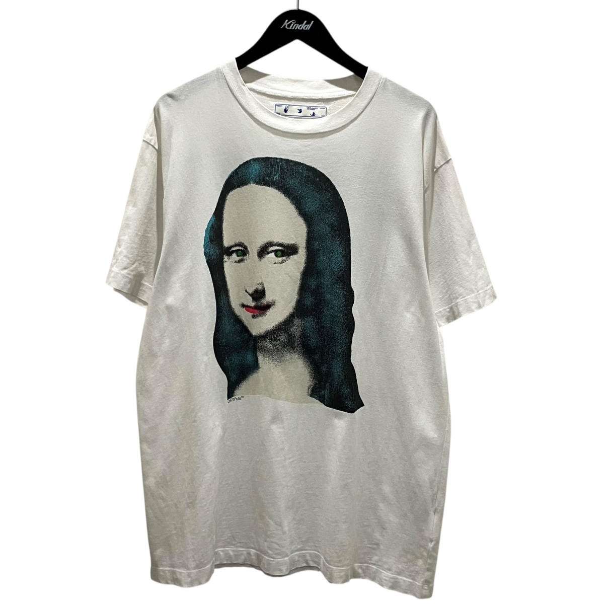 【中古】OFFWHITE 20SS 【Mona Lisa Graphic Print T-Shirt】 半袖プルオーバー OMAA038E20JER010 白いこと 大きさ：XS 【220426】（象牙色）
