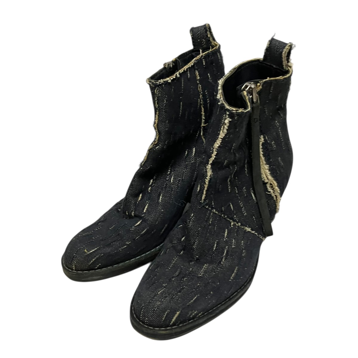 【中古】ACNE STUDIOS サイドジップブーツ インディゴ サイズ：37 【220426】（アクネストゥディオズ）