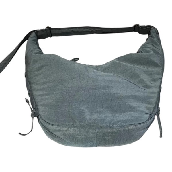 【中古】LEMAIRE SOFT GAME BAG LARGE レースアップパデッドショルダーバッグ BG298 LF845 米国海軍 大きさ：ONE SIZE 【220426】（ルメール）