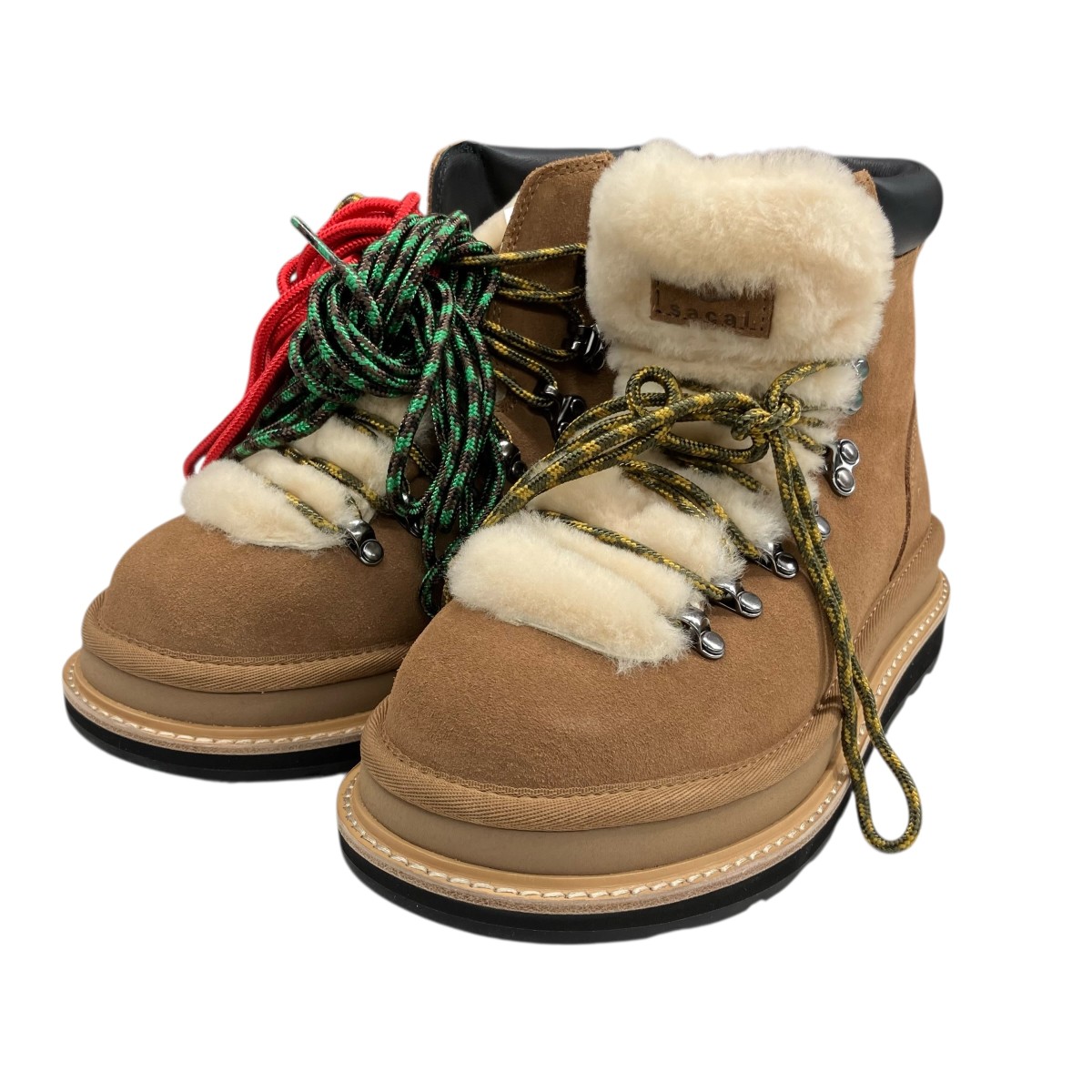【中古】\u003cBR\u003esacai×UGG\u003cBR\u003e「Hiker」 ハイカットブーツ 赤銅色 大きさ：23糎\u003cBR\u003e【通貨価値思いなおす】