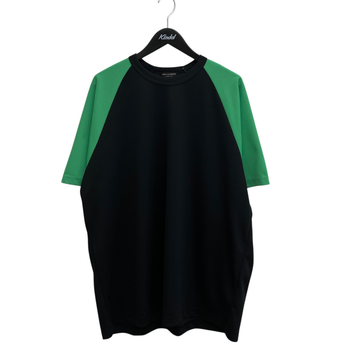 【中古】COMME des GARCONS HOMME PLUS Tシャツ PO-T010 ブラック×グリーン サイズ：M 【230426】（コムデギャルソンオムプリュス）