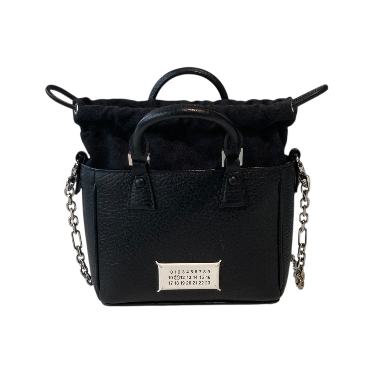 【中古】\u003cBR\u003eMaison Margiela\u003cBR\u003e5AC ショルダーバッグ SB1WG0046 黒いこと\u003cBR\u003e【通貨価値思いなおす】