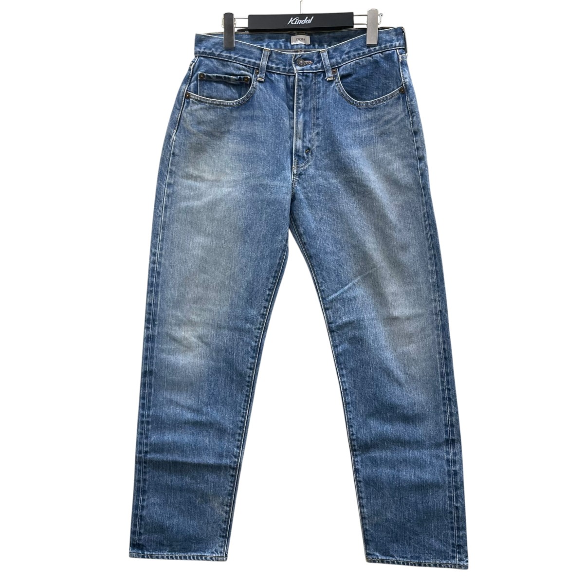 【中古】CIOTAインディゴスビンコットン13．5ozテーパードデニム デニムパンツ パンツ NPTM 2TP インディゴ サイズ：32【価格見直し】｜ブランド古着のカインドオル