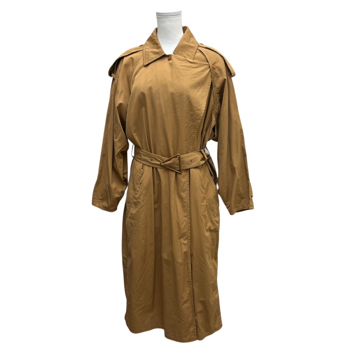 【中古】BOTTEGA VENETAロングコート EPBV-19-4136 キャメル サイズ：34【価格見直し】｜ブランド古着のカインドオル
