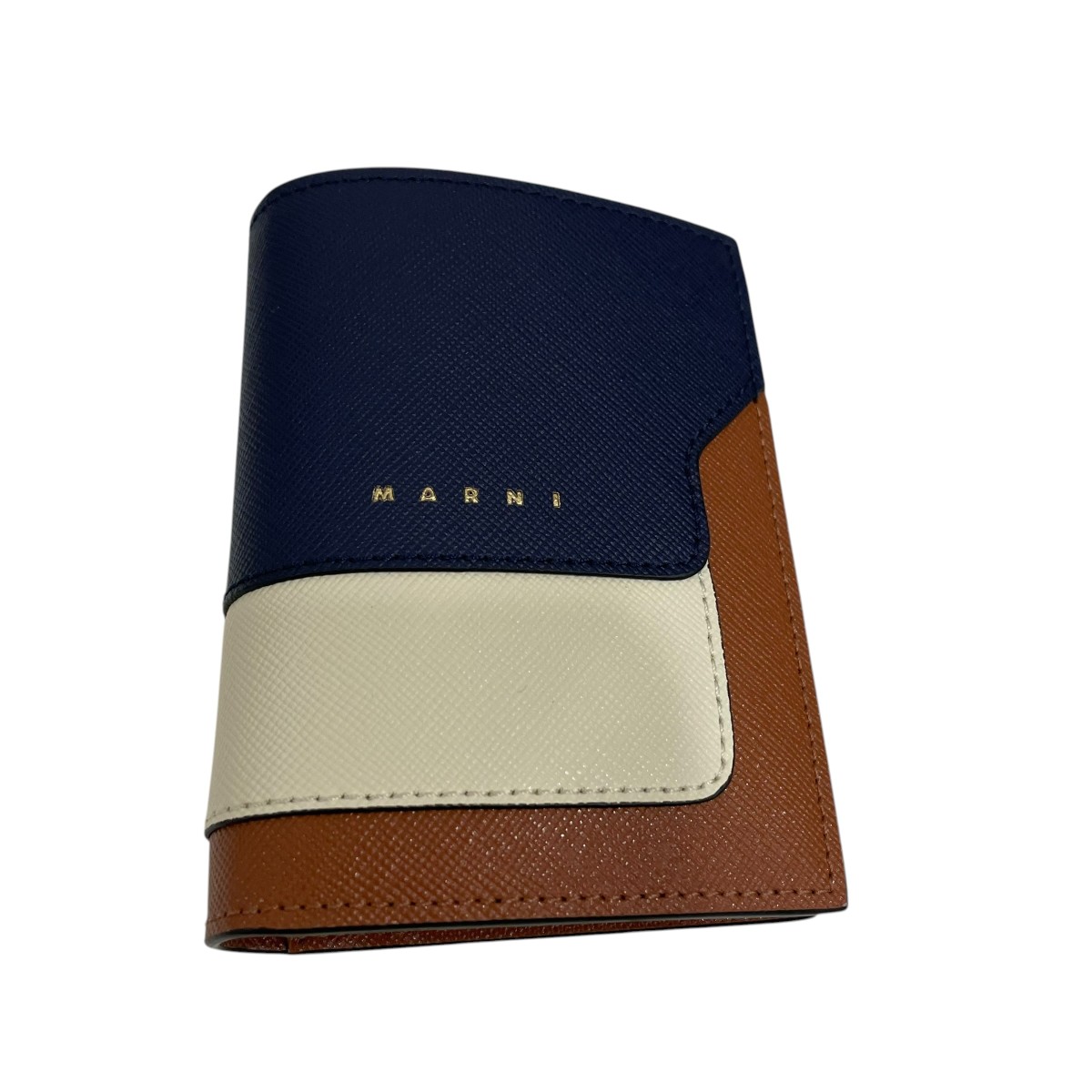 【中古】MARNI 金入れ 米国海軍×ベージュ 【240426】（マルニ）