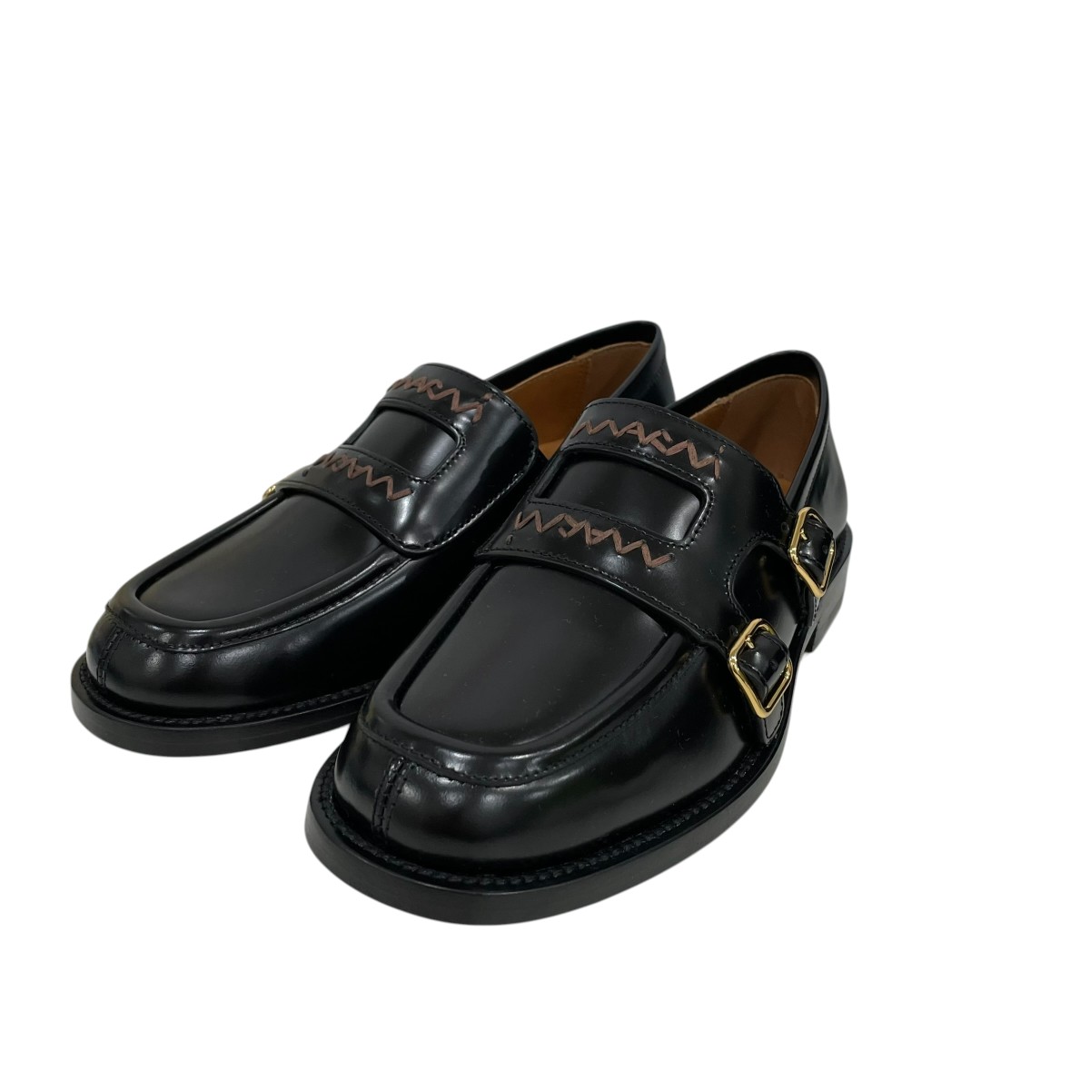 【中古】MARNI 置き目毛革 MOMS006002 黒いこと 大きさ：36 【240426】（マルニ）