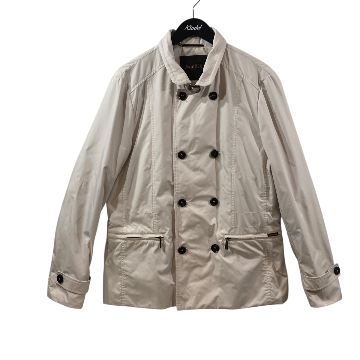 【中古】MOORER NABUCCO ナイロン上衣 象牙色 大きさ：48 【240426】（ムーレー）