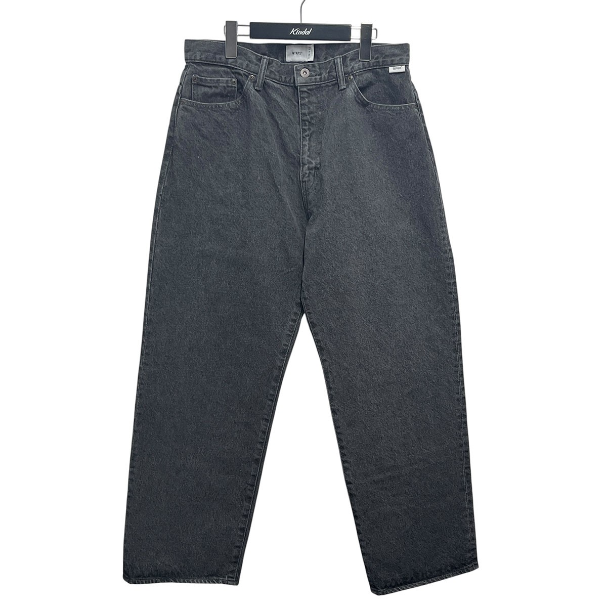 【中古】WTAPS 26SS BLUES STRAIGHT   TROUSERS  COTTON． DENIM 261WVDT-PTM04 黒いこと 大きさ：02 【240426】（ダブルタップス）