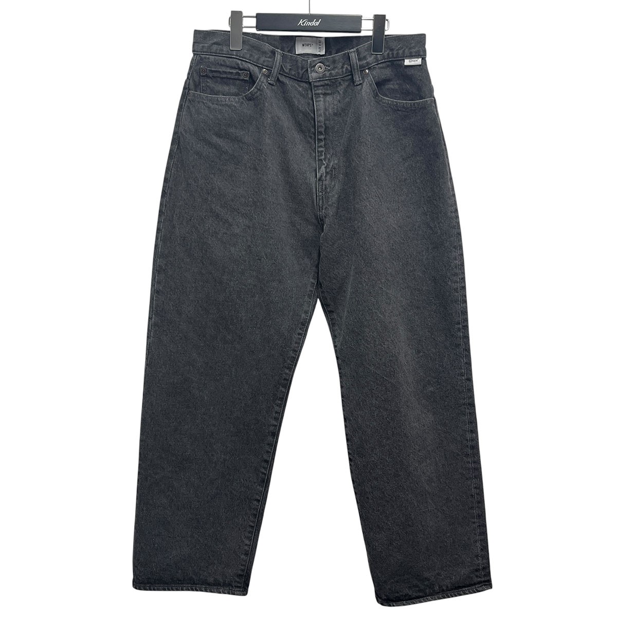 【中古】WTAPS 26SS BLUES STRAIGHT   TROUSERS  COTTON． DENIM 261WVDT-PTM04 黒いこと 大きさ：02 【240426】（ダブルタップス）