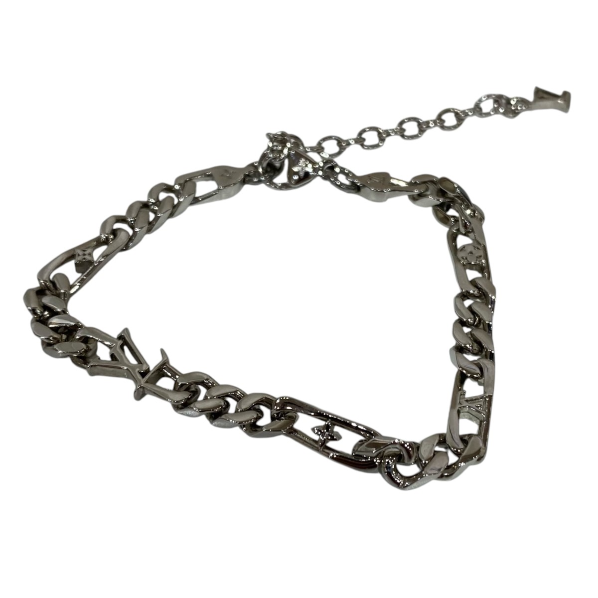 【中古】LOUIS VUITTON LVフィガロ腕輪 M1314A しろがね色 【230426】（ルイヴィトン）