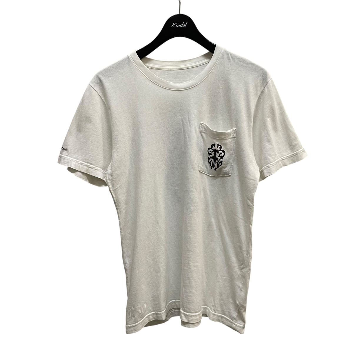 【中古】\u003cBR\u003eCHROME HEARTS\u003cBR\u003e半袖カットソー 白いこと 大きさ：M\u003cBR\u003e【必要経費思いかえす】