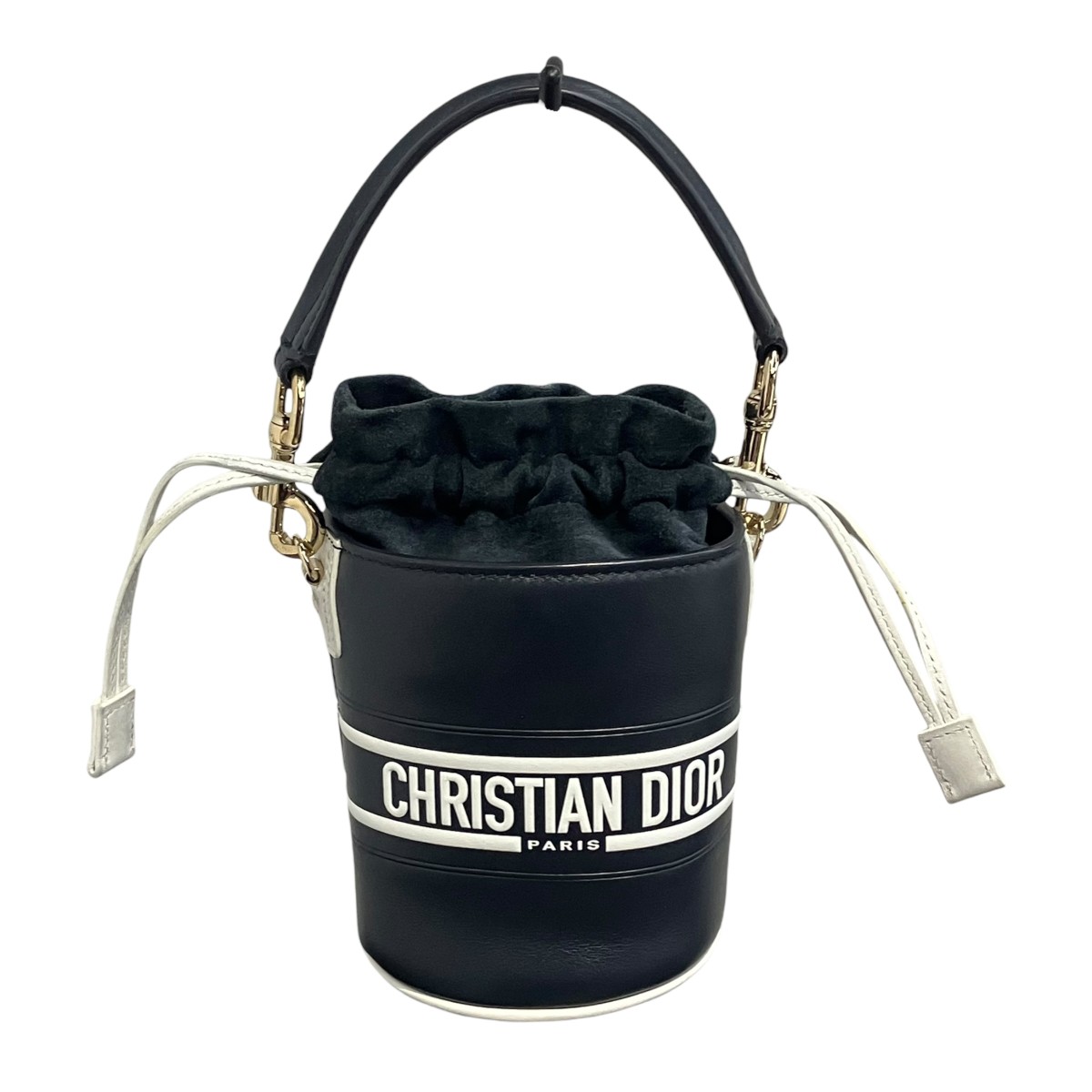 【中古】Christian Dior ヴァイブマイクロバケットバッグ ショルダーバッグ 米国海軍 【250426】（ディオール）