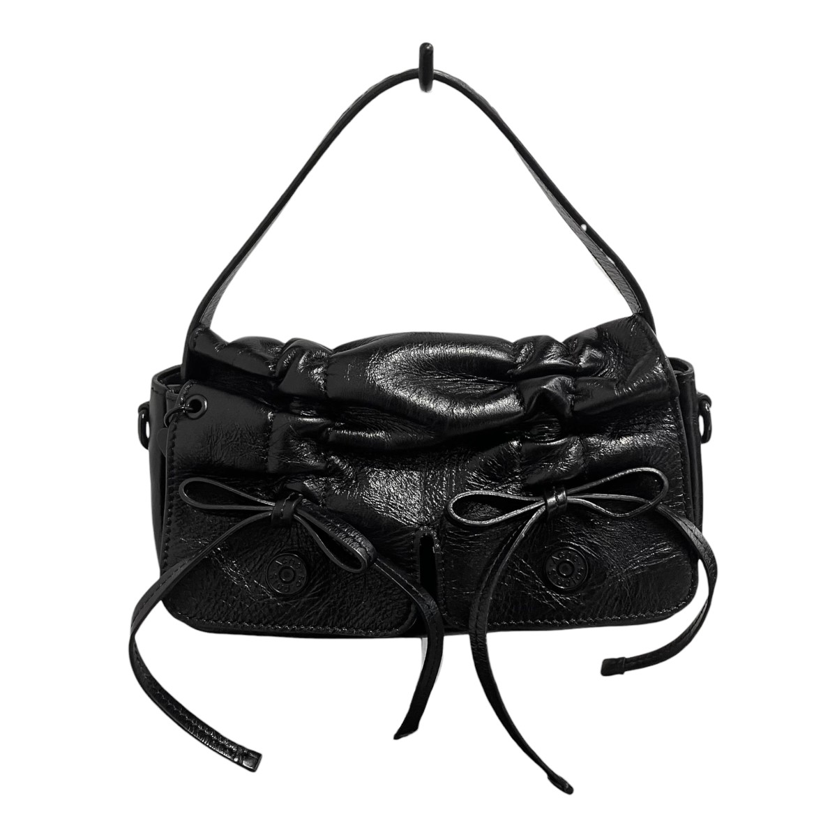 【中古】ACNE STUDIOS Multipocket Micro bag マルチポケットマイクロバッグ 2WAYショルダーバッグ A10431900 黒いこと 【250426】（アクネストゥディオズ）