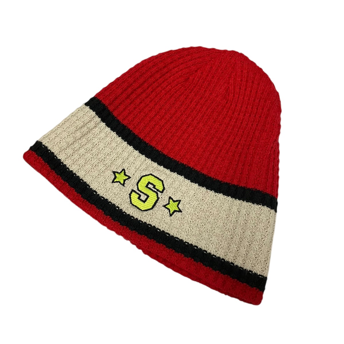 【中古】stussy 26SS 編み物帽 26S1321255 赤いこと 大きさ：Free 【250426】（ステューシー）