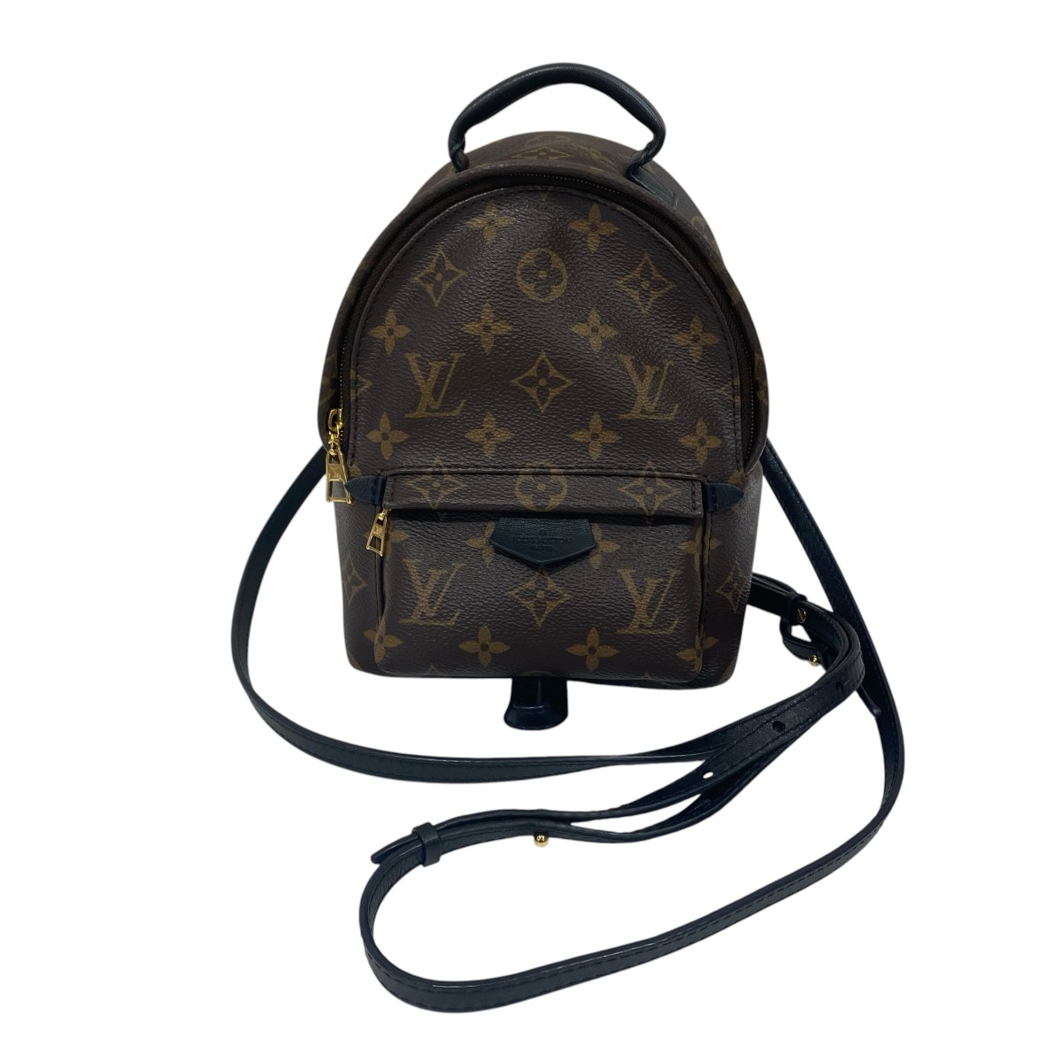 【中古】LOUIS VUITTON モノグラム パームスプリングスバックパックミニ M44873 赤銅色 【250426】（ルイヴィトン）