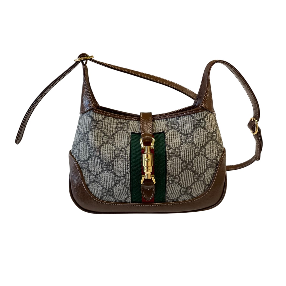 【中古】GUCCIGGスプリーム ジャッキー 1961 ショルダーバッグ 637092 ブラウン【価格見直し】｜ブランド古着のカインドオル