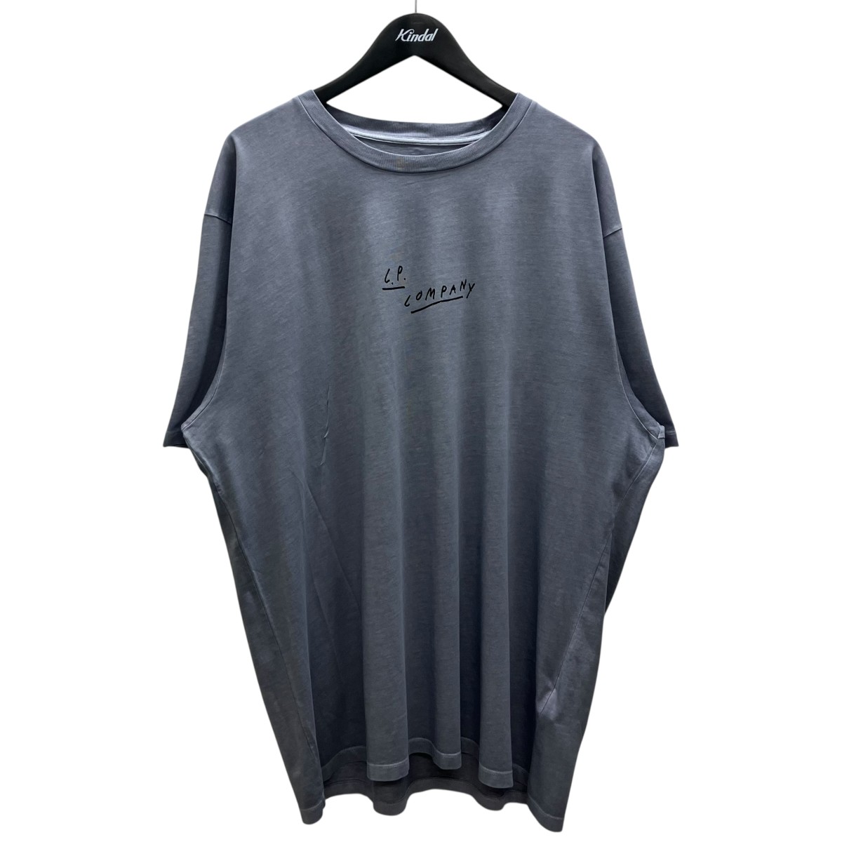 【中古】C.P COMPANY ロゴTシャツ グレー サイズ:3XL 【260426】(シーピーカンパニー)|ブランド古着のカインドオル