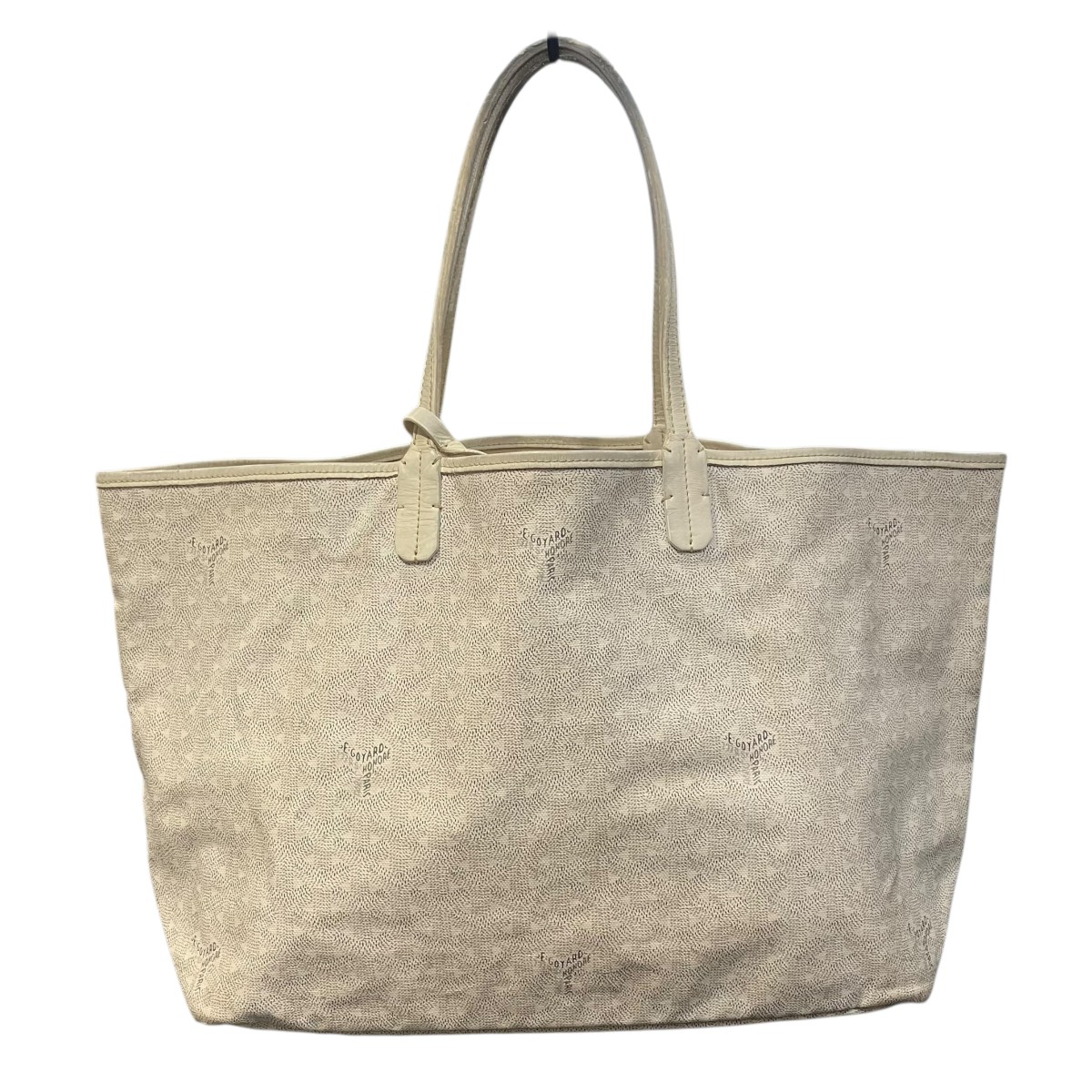 【中古】GOYARD トートバッグ 白いこと 【260426】（ゴヤール）
